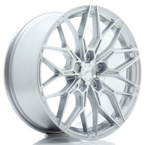 JR-Wheels JR46 Velgen 18 Inch 8.5J ET20-51 Custom PCD Flow Form Silver Machined Face