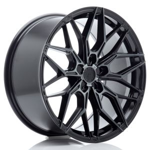 JR-Wheels JR46 Velgen 19 Inch 10J ET15-51 Custom PCD Flow Form Black Machined Tinted Face