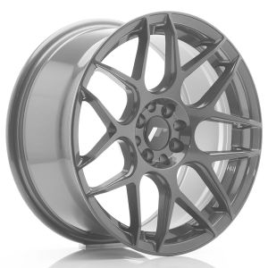 JR-Wheels JR18 Velgen 19 Inch 8.5J ET20-45 Custom PCD Flow Form Silver Machined Face