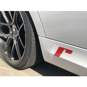 JR-Wheels Sticker Full Color Rood - Wit