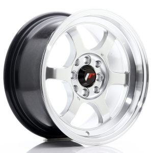 JR-Wheels JR12 Velgen 15 Inch 7.5J ET26 4x100,4x108 Hyper Silver