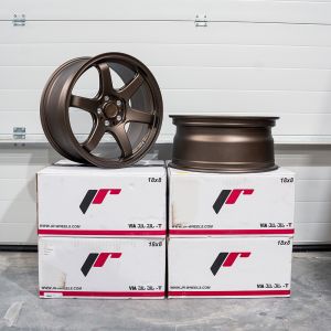 JR-Wheels SL03 TWEEDE KANS Velgen 18 Inch 8J ET35 5x112 Flow Form Flat Bronze