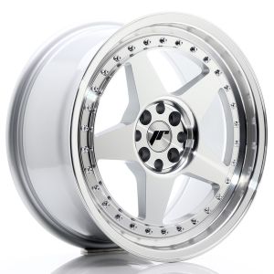 JR-Wheels JR6 TWEEDE KANS Velgen 17 Inch 8J ET35 5x108,5x112 Silver Machined Face