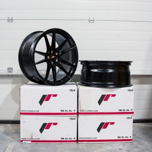 JR-Wheels JR21 TWEEDE KANS Velgen 20 Inch 9.5J ET45 5x112 Flow Form Gloss Black